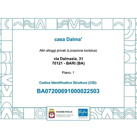 Casa Dalma' - Centro * 바리